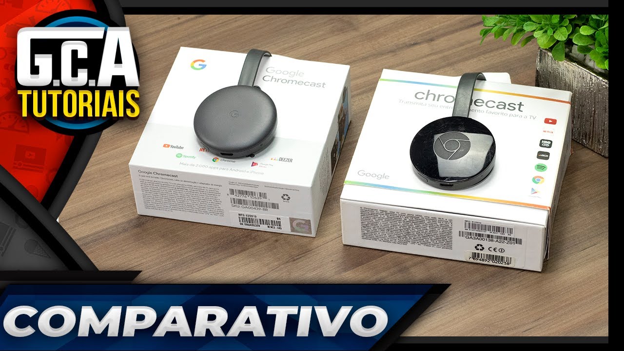 kutter newness lugt Chromecast 3 vs Chromecast 2 [Comparativo] + TUTORIAL de CONFIGURAÇÃO! -  YouTube