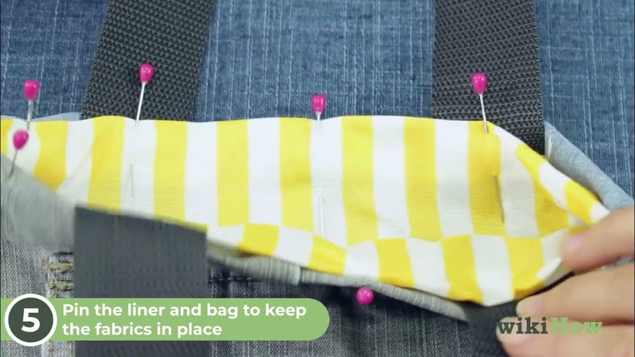 How to put lining in a bag, 2 Methods · VickyMyersCreations