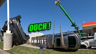 Car Hauler DESTRUCTION!!! - A Bad Day at Circle K