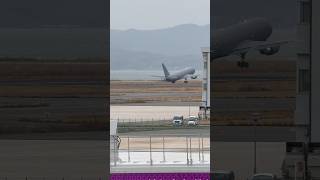44-3613 #japan Air Self-Defence Force #boeing KC-46A Pegasus #takeoff Yonago Miho-Airport