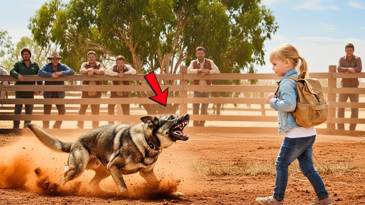 Personne ne maîtrisait ce chien policier… jusqu’à ce qu’une fillette fasse un geste incroyable !
