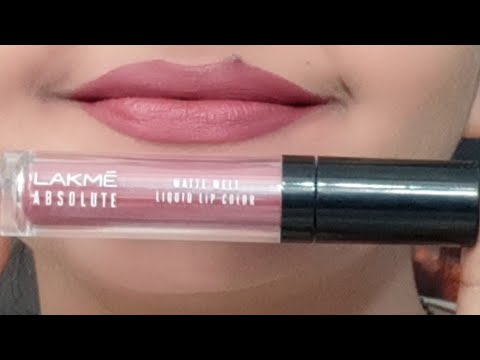 Lakme absolute Matte melt liquid lipcolor review, lakme's newlaunch liquid lipstick, bridal lipcolor