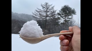 Spooncarving in the winter forest #spooncarving#asmr