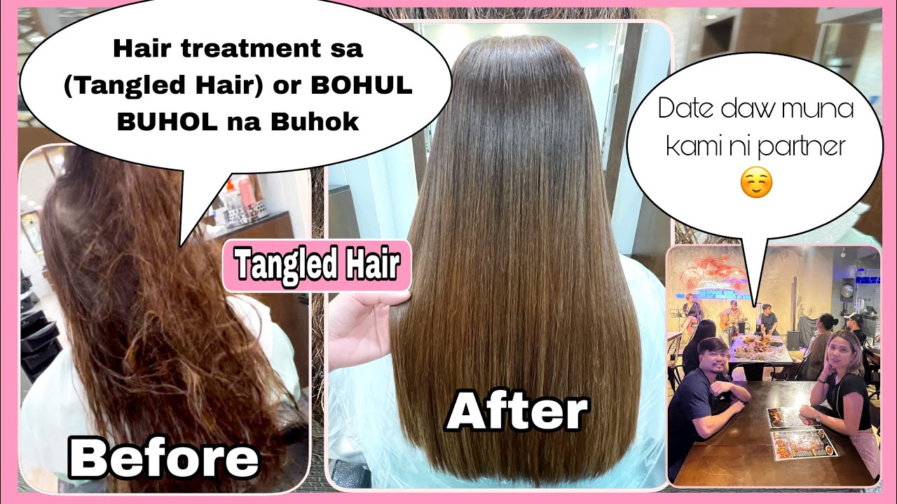 Hairdresser in Dubai hair treatment tangled hair buhol buhol hirap