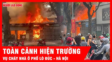 Hiện trường vụ cháy 3 kiot bán hàng ở phố Lò Đúc Hà Nội  | Tin tức