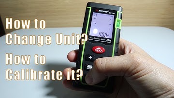 Laser Distance Meter | How to Change Unit & Calibrate it