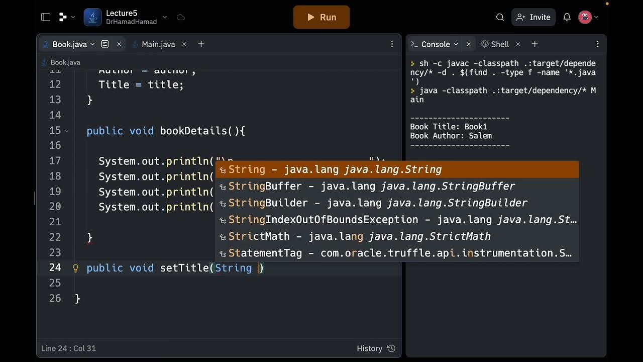 Classes and Objects in Java - YouTube
