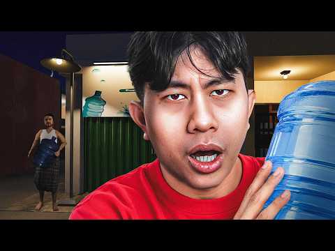 untung ini cuma disuruh pasang galon bukan disuruh pasang...