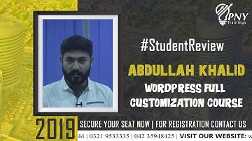 Student Review | WordPress Full Customization Course | Short Courses