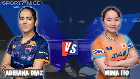 Watch‼️Mima Ito vs Adriana Diaz WTTNagoya
