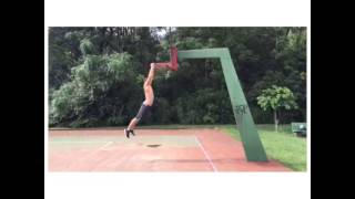 Ex-bbb Jonas Sulzbach treinando para manter a forma.