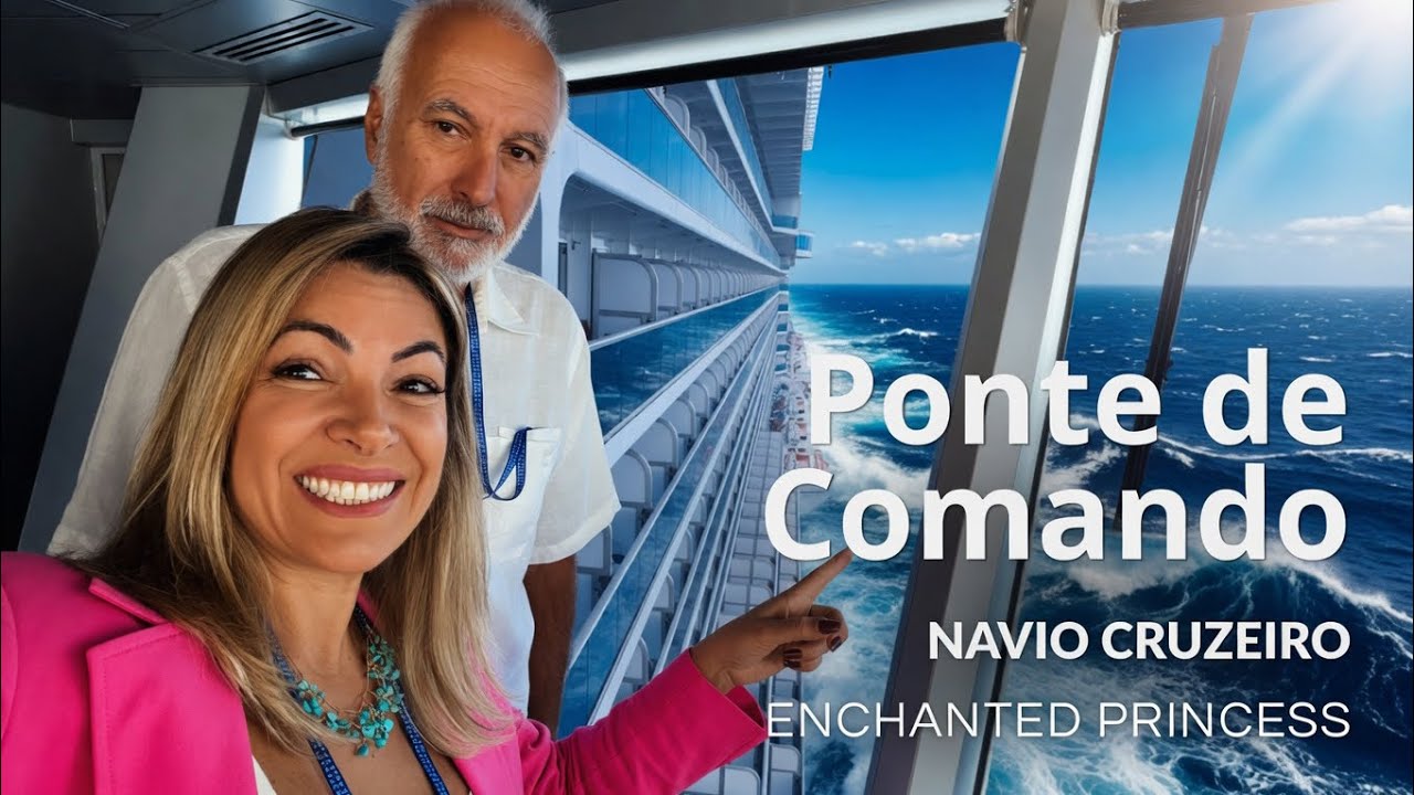 ⁣Como é Ponte de Comando do Navio Cruzeiro Princess | No Barco Pelo Mundo Ep. 234