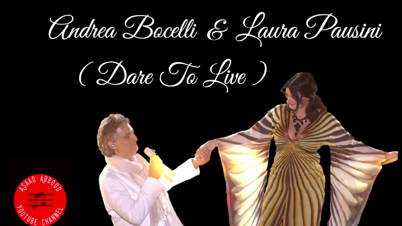 Vivo per lei bocelli. Laura Pausini barefoot on Stage with Andrea Bocelli.