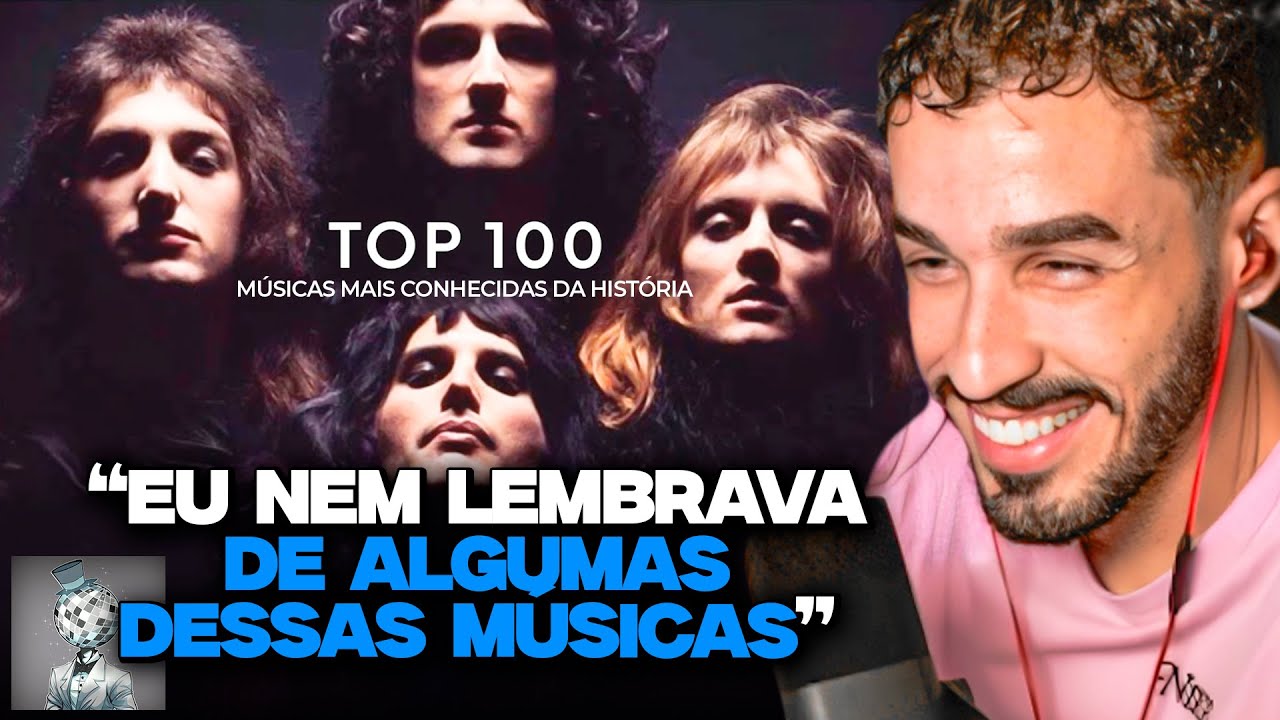 TOP 100 MÚSICAS MAIS CONHECIDAS DE TODOS OS TEMPOS! | REACT BOOGIEHEAD