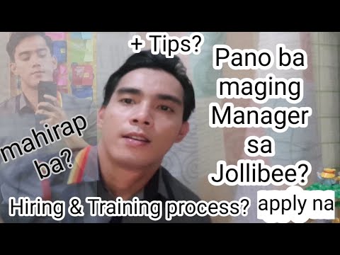 How to become a Manager in Jollibee? I Hiring and Training process experienced !