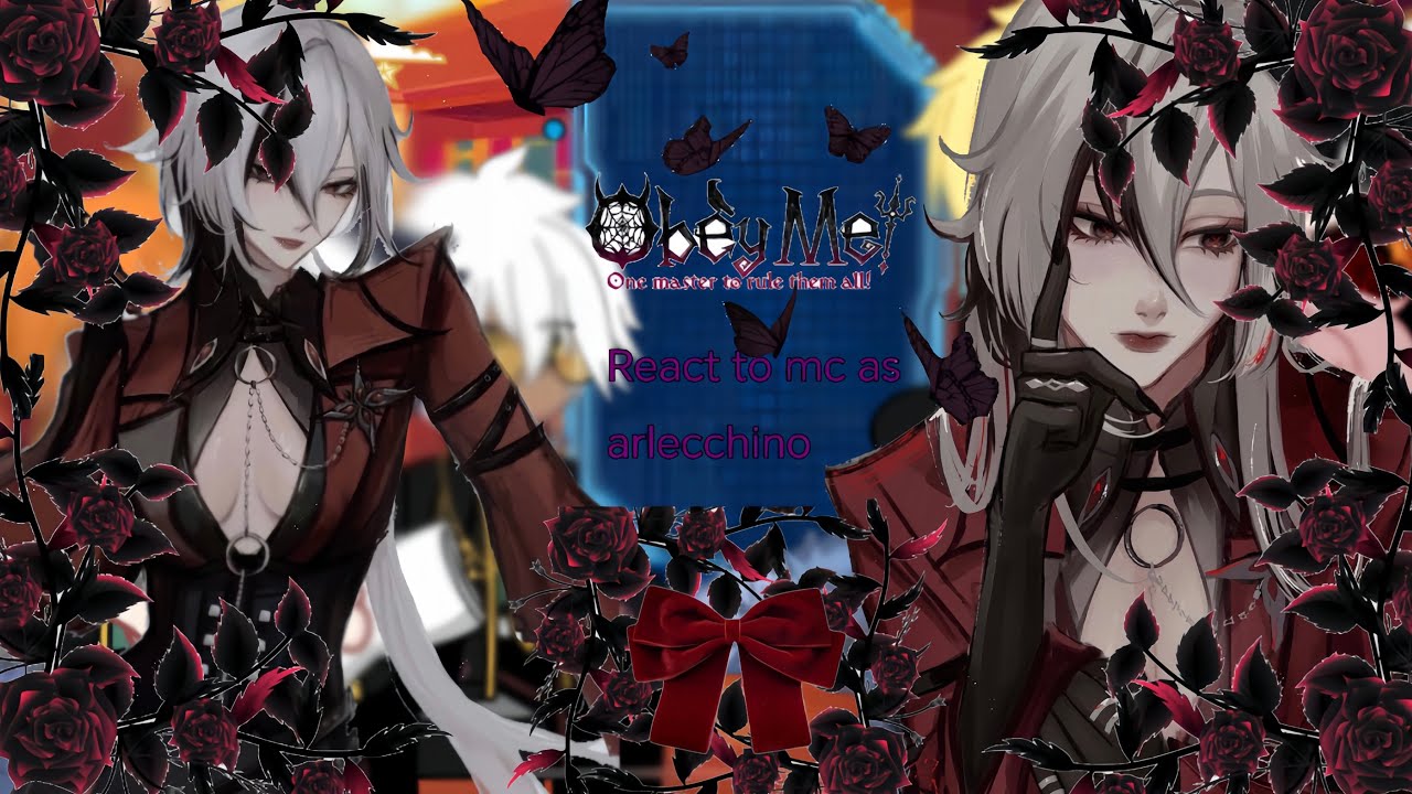 Obey me react to mc as arlecchino ||gacha club || made by °syozukiカイ° (me) || 2x