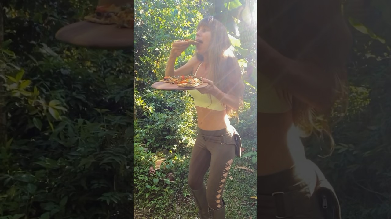 Breadfruit pizza 🍕! The best.