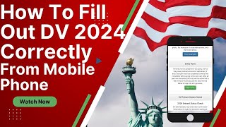 How to apply - DV2024 green card lottery using your phone. Step by step instructions  (Apply here) screenshot 5