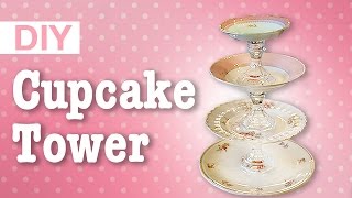 DIY Easy Cupcake Tower ArtsyPaints