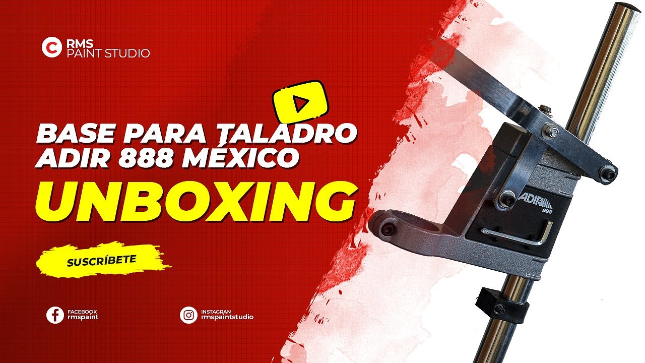 Base para taladro Adir 888 - YouTube