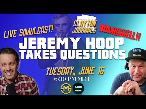 Jeremy Hoop Takes Questions Live Stream