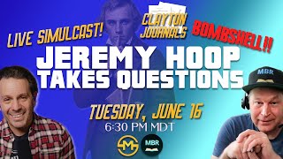 Jeremy Hoop Takes Questions Live Stream