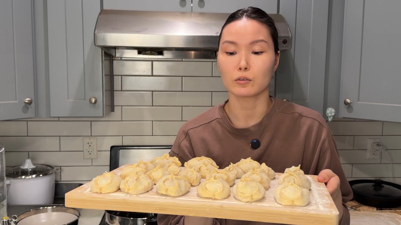 I made Central Asian dumplings (MANTI) at home 