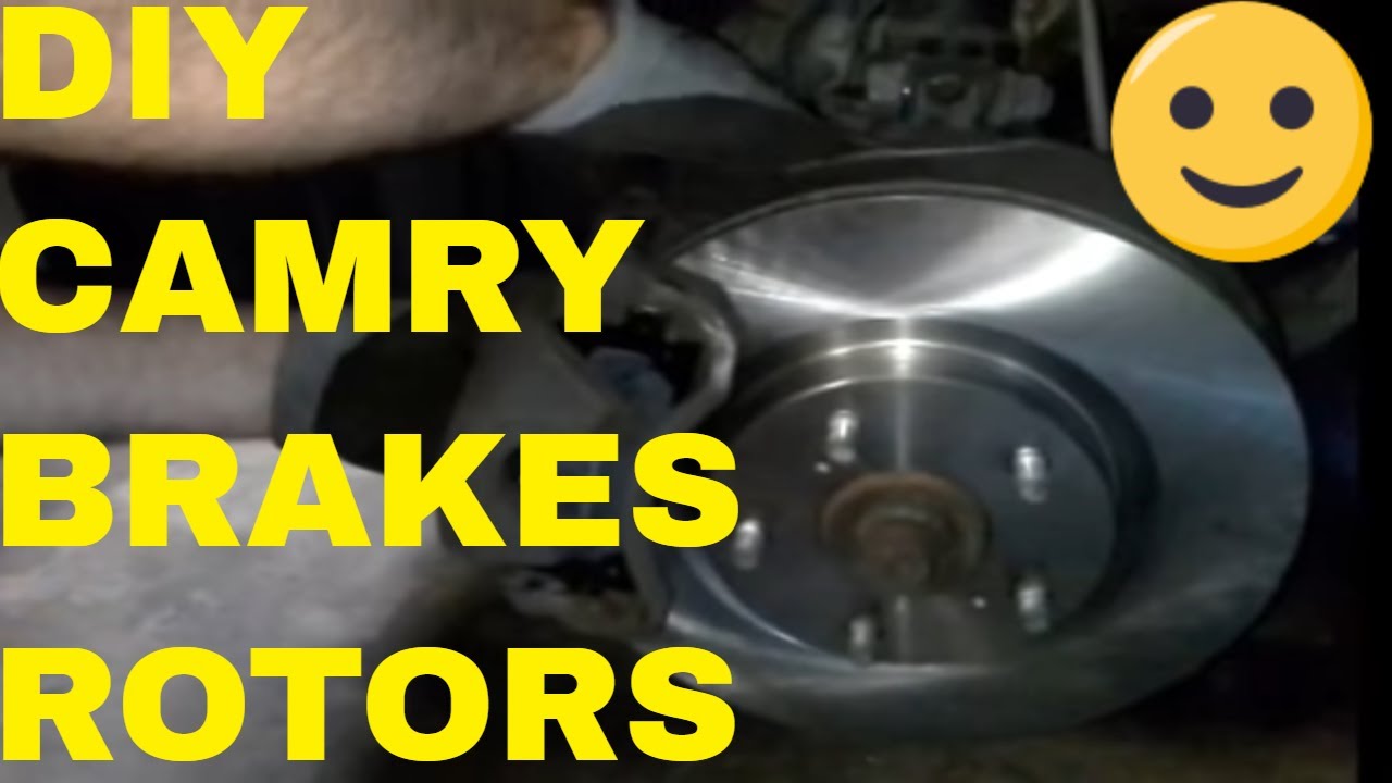Fix/Replace Toyota Camry Front Brakes and Rotors - YouTube