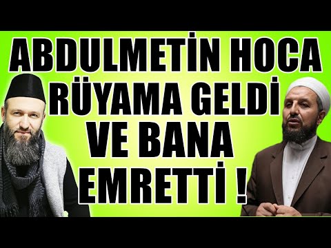 ABDULMETİN BALKANLIOĞLU HOCA RÜYAMA GELDİ BANA EMRETTİ ! Hüseyin ÇEVİK