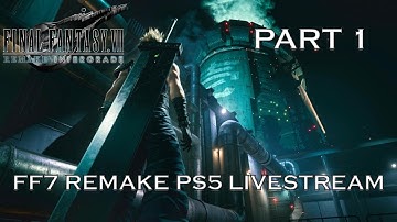 FF7 REMAKE PS5 Remaster (Intergrade) | PART 1
