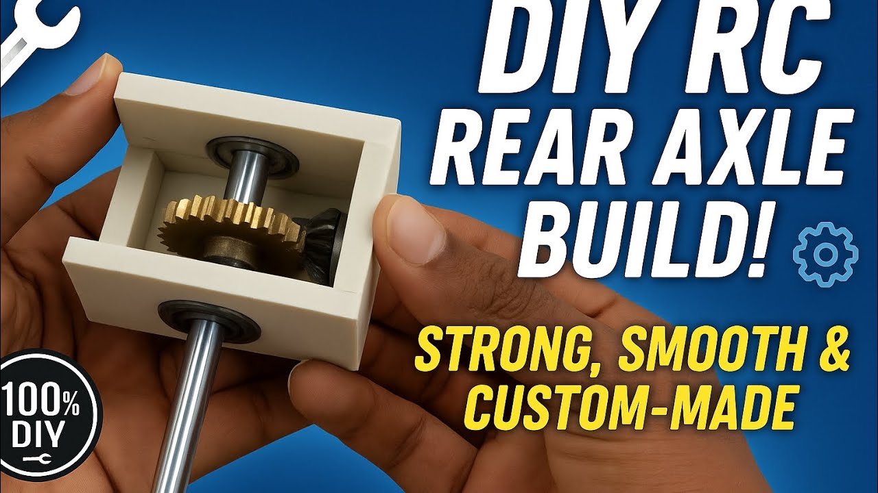 🔧 DIY RC Rear Axle Build – Full Tutorial! - YouTube