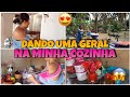 LIMPEZA CAPRICHADA NA COZINHA DE BARRO/MINHA GELADEIRA DEU PROBLEMA 🥺#donadecasacomamor