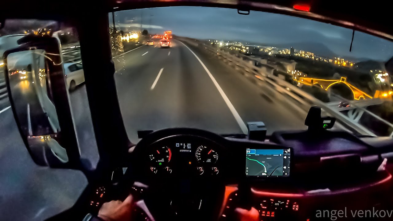 POV truck Driving MAN TGX 470    🕰  9  hours from lunel to Strasbourg FRANCE   🇫🇷  first on YOU TUBE