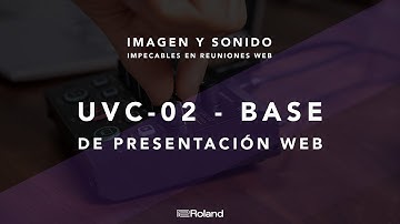 Roland Pro A/V UVC-02: Base de presentación web 🎥