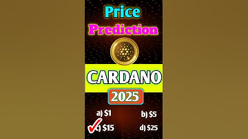 ADA (CARDANO) Price Prediction 2025 | #shorts #ada #shortvideo #short