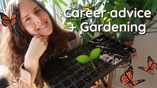 Government vs. Private Jobs for Environmental Science // seed starting + chat