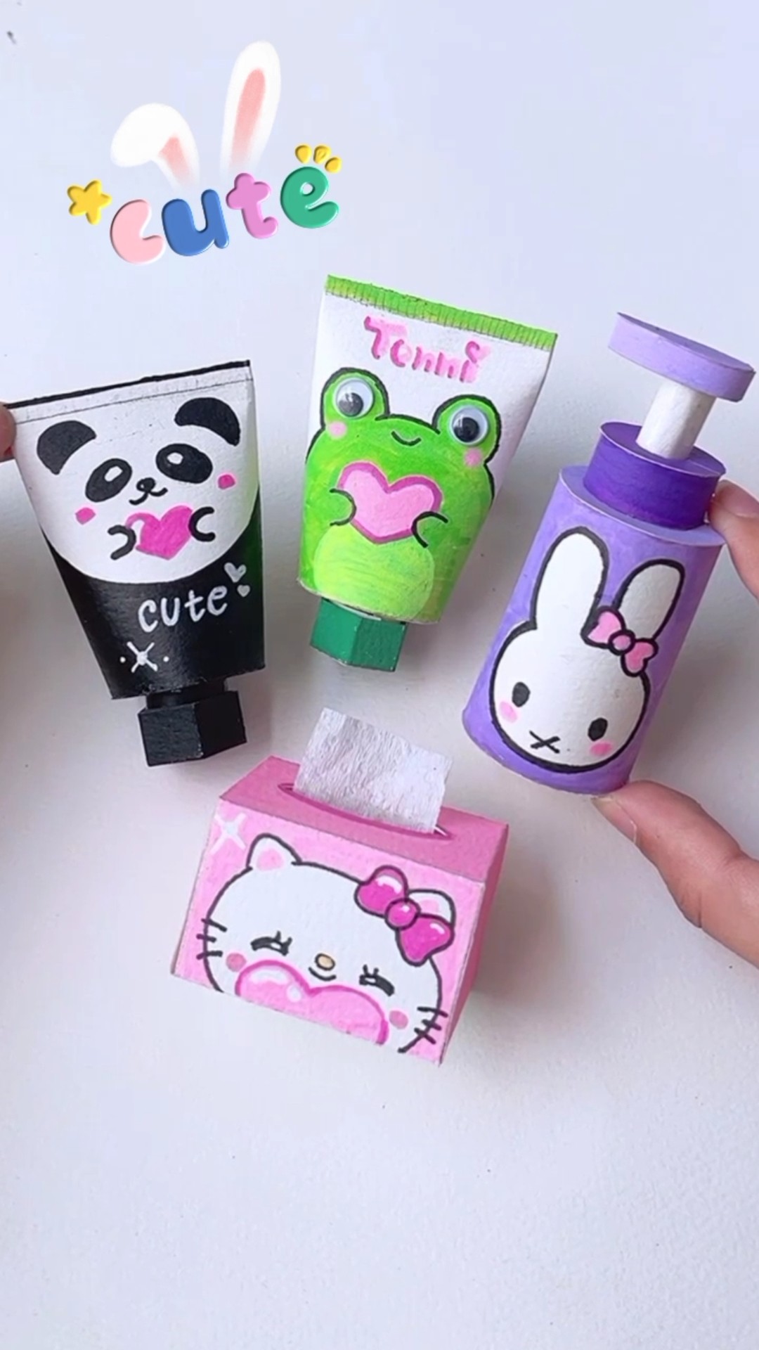 Paper skincare set #shorts #tonniartandcraft #art #craft #diy #love
