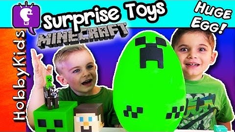 Minecraft MEGA Creeper Surprise EGG