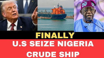 De VS nemen Nigeriaans schip met ruwe olie in beslag (SCHOKKEND)