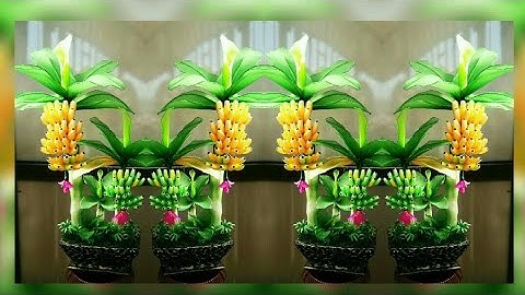 How to make "Banana Trees" from stocking || Tutorial "Pohon Pisang" dari stoking Ep.62