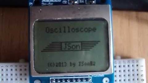 Arduino Oscilloscope w/ Nokia 5110 display (version 2.0)