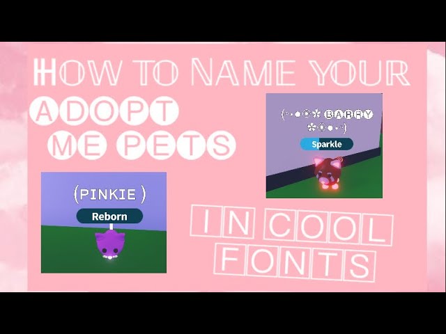 250+ Adopt Me Pet Names [How-to Instructions] - Cool Names Finder