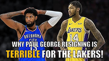 Why Paul George Resigning with OKC is TERRIBLE for the Lakers!