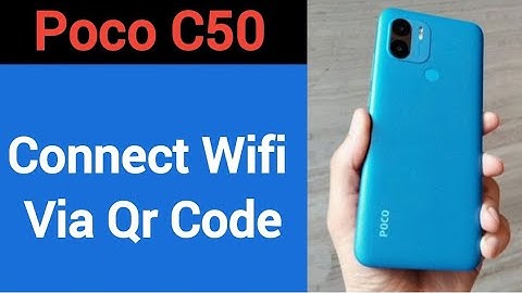 How to connect WiFi via QR code, Poco C50 me Bina password ke Wi Fi connect kaise karen