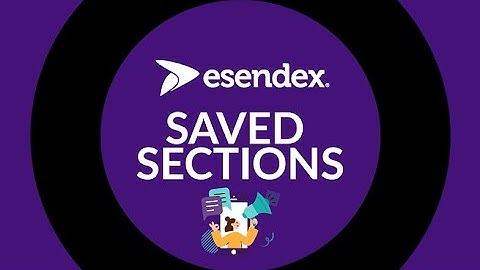 Saved Sections