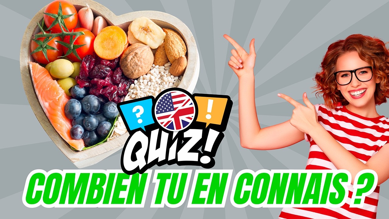 Anglais facile : connaissez-vous ces 15 mots sur la nourriture ? - YouTube
