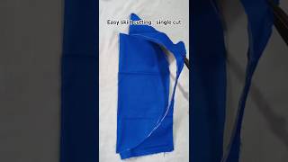 single cut skirt cutting pattern ✨✂️ #shorts #ytshorts #skirt #dressmaking #fashion #trending #viral