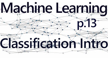 Classification w/ K Nearest Neighbors Intro - Practical Machine Learning Tutorial with Python p.13