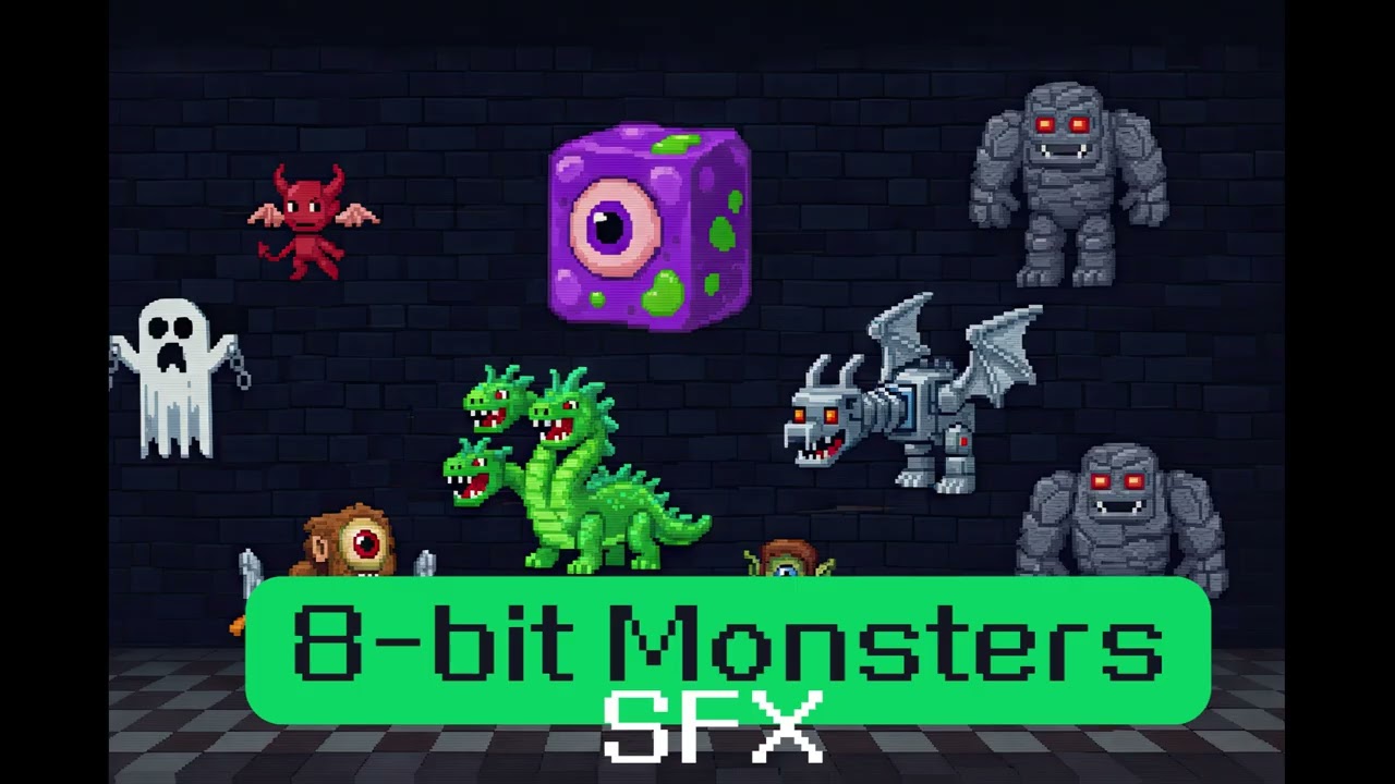 8 bit Monsters Voice SFX