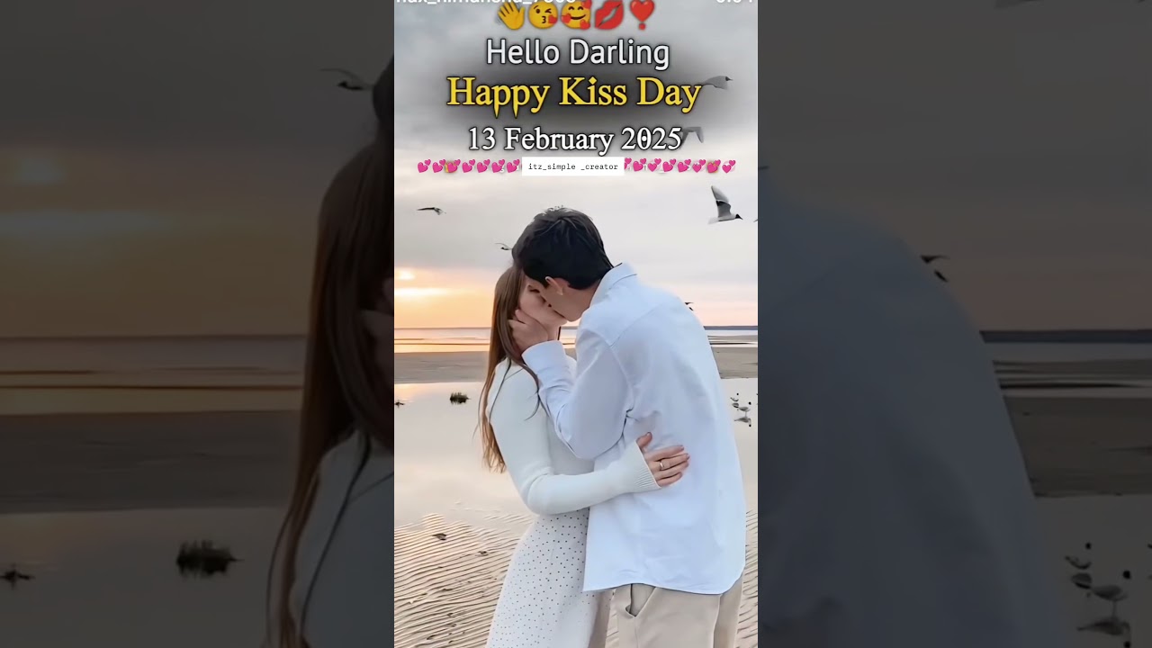 Happy kiss day 